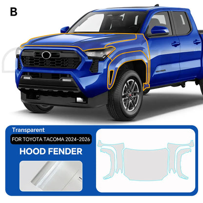 PPF Pre-Cut Kit — 2024-2026 Toyota Tacoma — Full Vehicle