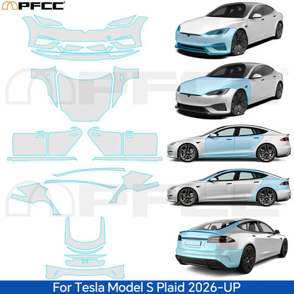 PPF Pre-Cut Kit — 2026 Tesla Model S Plaid — Full Vehicle