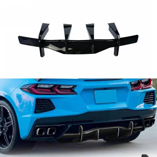 Rear Bumper Lip Diffuser Splitters Body Kit for Chevrolet Corvette C8 (2020–2025) | 5kg
