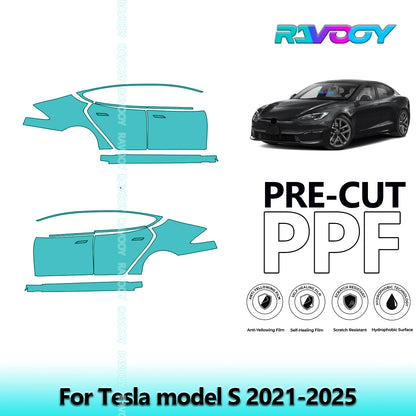 PPF Pre-Cut Kit — 2021-2025 Tesla Model S — Partial