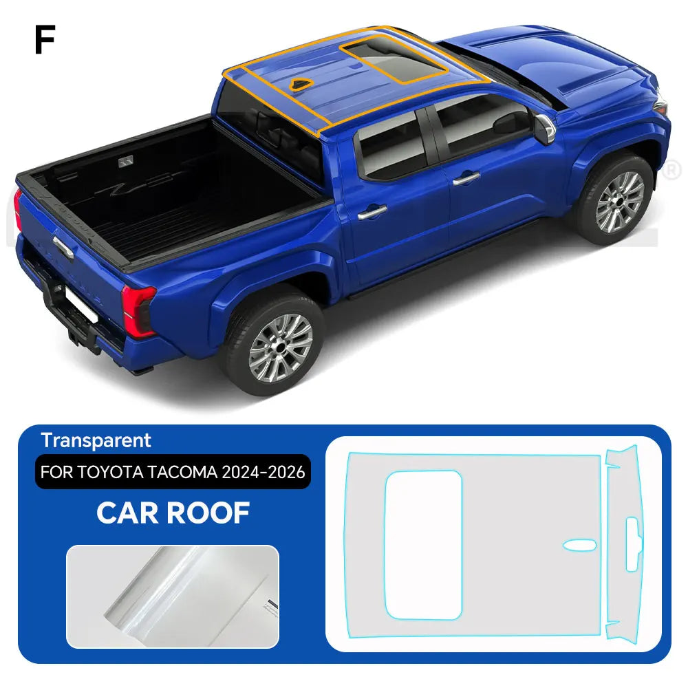 PPF Pre-Cut Kit — 2024-2026 Toyota Tacoma — Full Vehicle