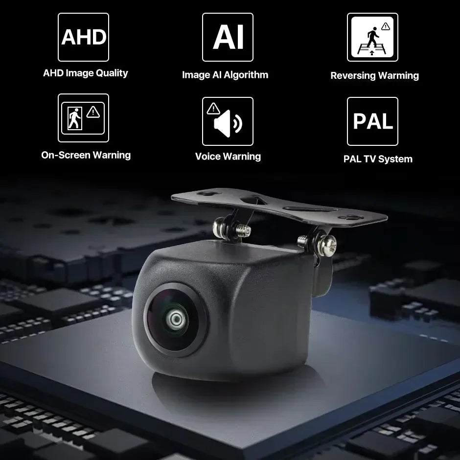 BSD AI Parking Camera — Rear View AHD 1080P with Pedestrian & Vehicle Detection