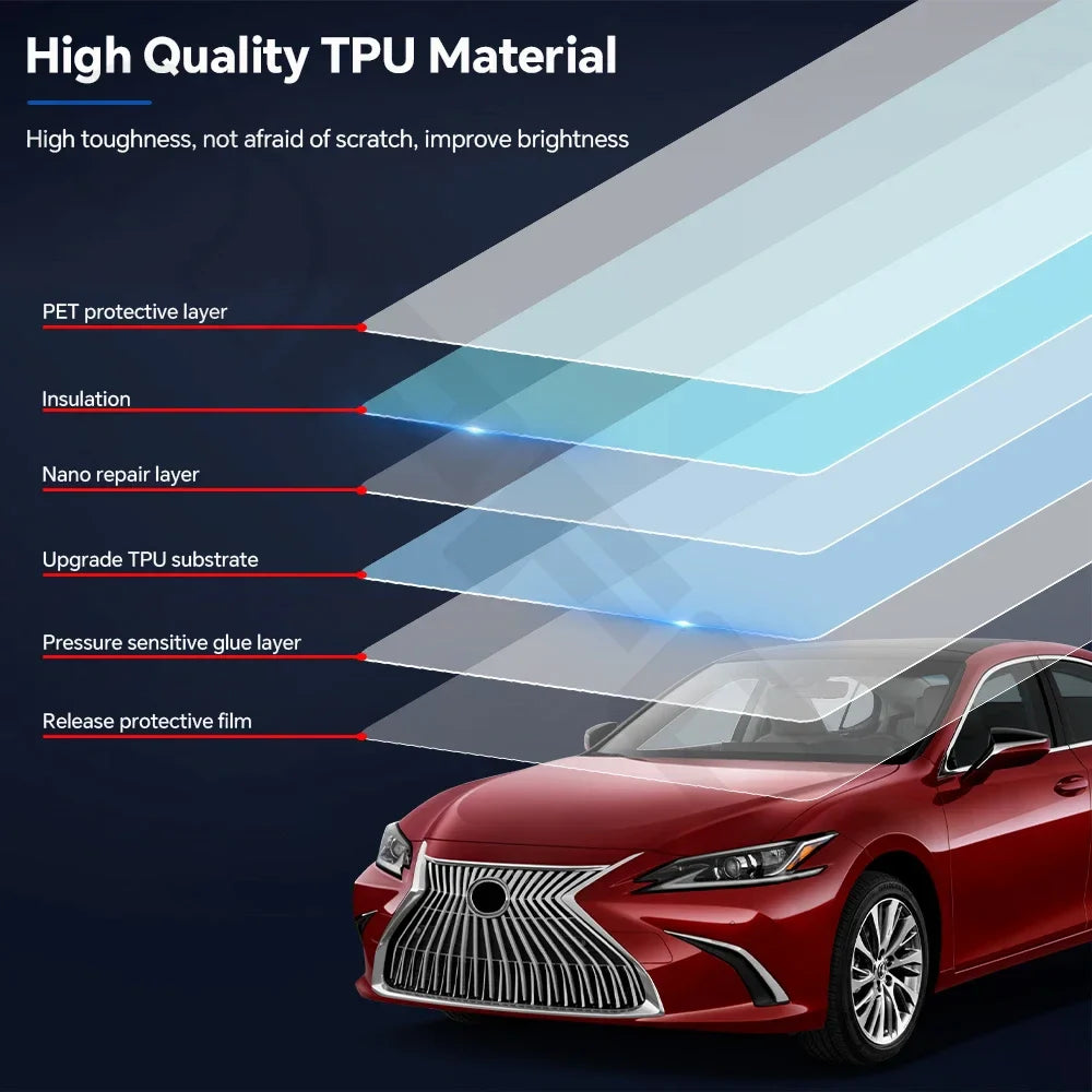 Precut PPF for Lexus ES 250 / 300h / 350 (2019–2023) | TPU Paint Protection Film Clear Bra