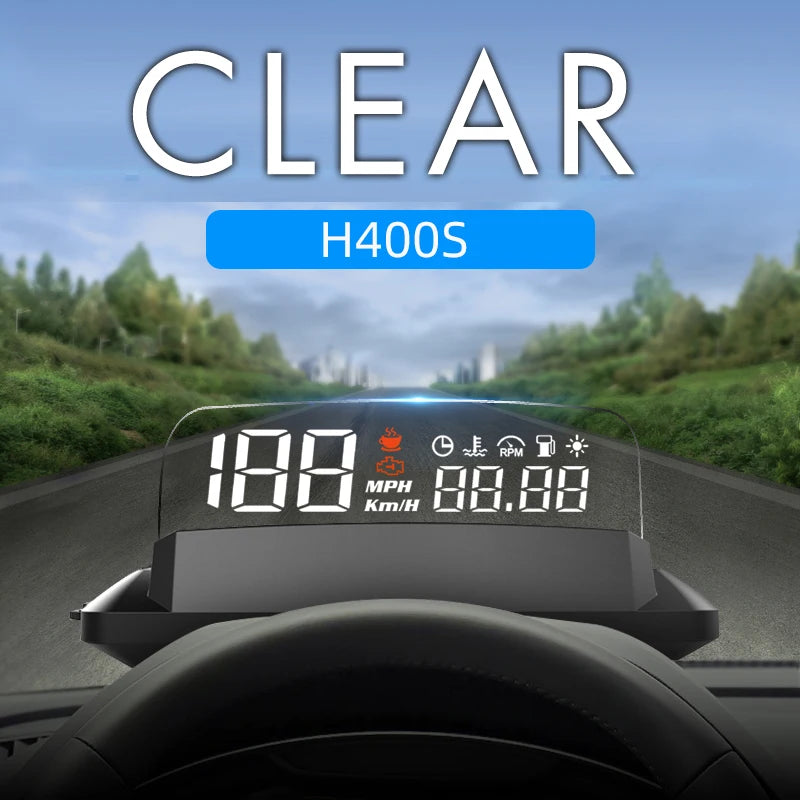 GPS Head-Up Display — Windshield Speedometer Projector