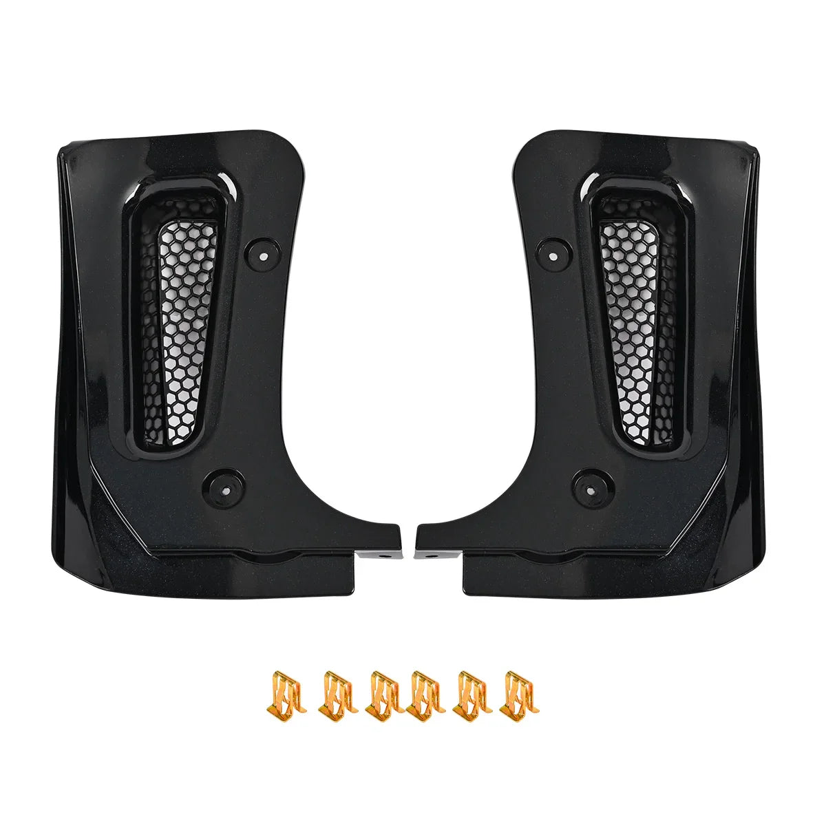 Rear Mudguard Extended Body Kit Flaps & Guards Carbon Fiber for Chevrolet Corvette C8 | Black