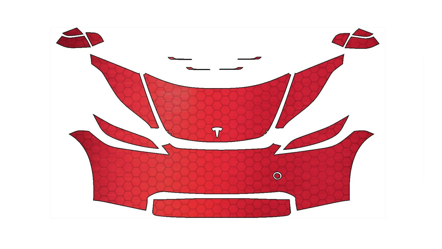 Tesla Model 3 Highland (2024–2025) Front Paint Protection Film Kit | Pre-Cut PPF