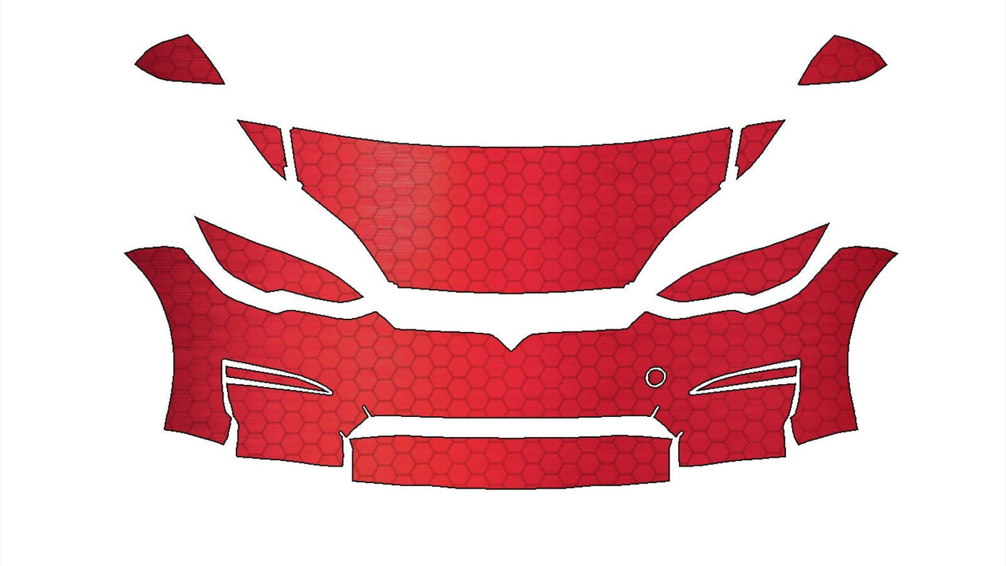 Tesla Model S (2023–2025) Front Paint Protection Film Kit | Pre-Cut PPF