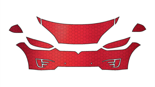 Full Front Paint Protection Film for Tesla Model X (2016–2021)