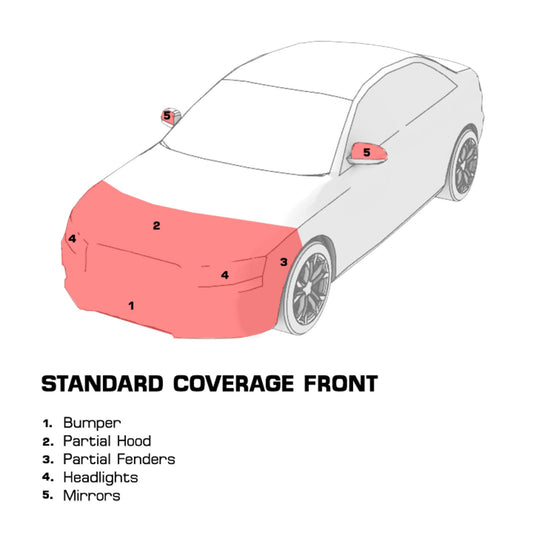Audi A3 (2006–2008) Front Paint Protection Film Kit | Pre-Cut PPF